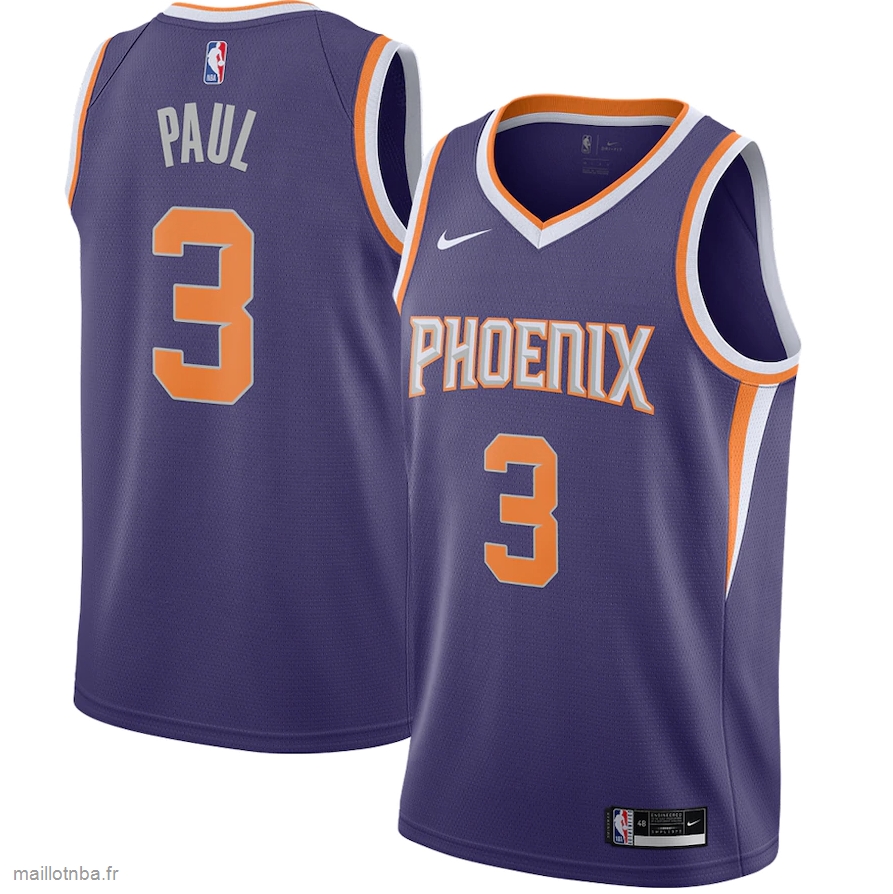 Maillot Phoenix Suns Chris Paul Nike Purple 2020/21 Swingman Jersey – Icon Edition